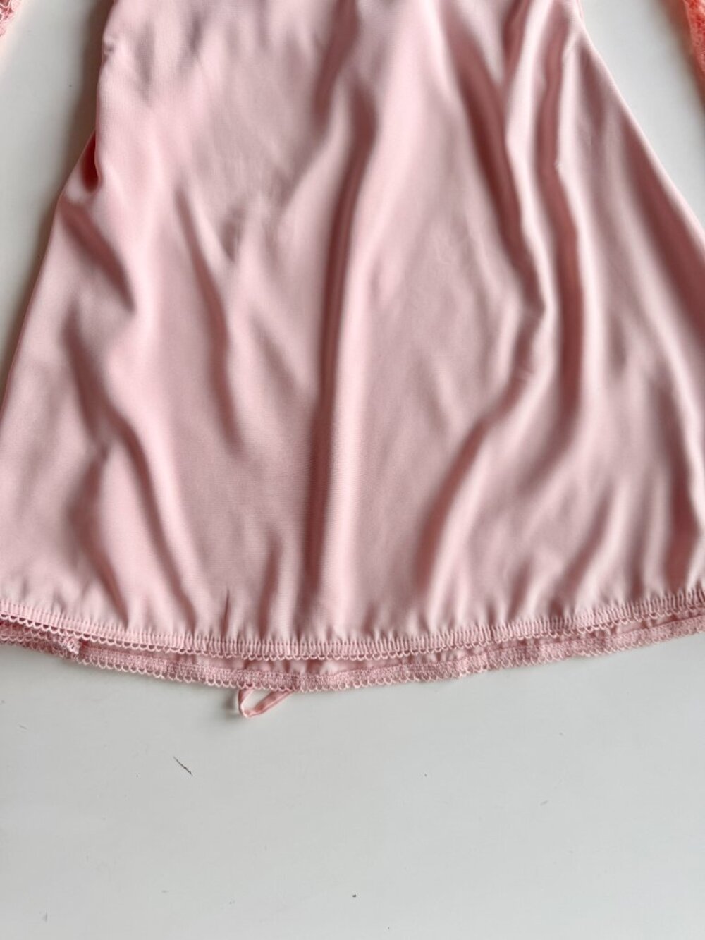 BABYBOO Jacinta Blush Pink Lace Flared Sleeve Corset Mini Dress, Size S - Picture 8 of 15